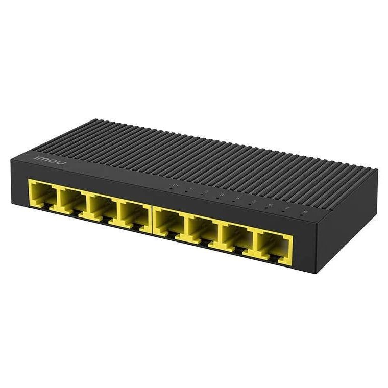 Switch Imou SG108C, 8 porturi Gigabit 10/100/1000 Mbps