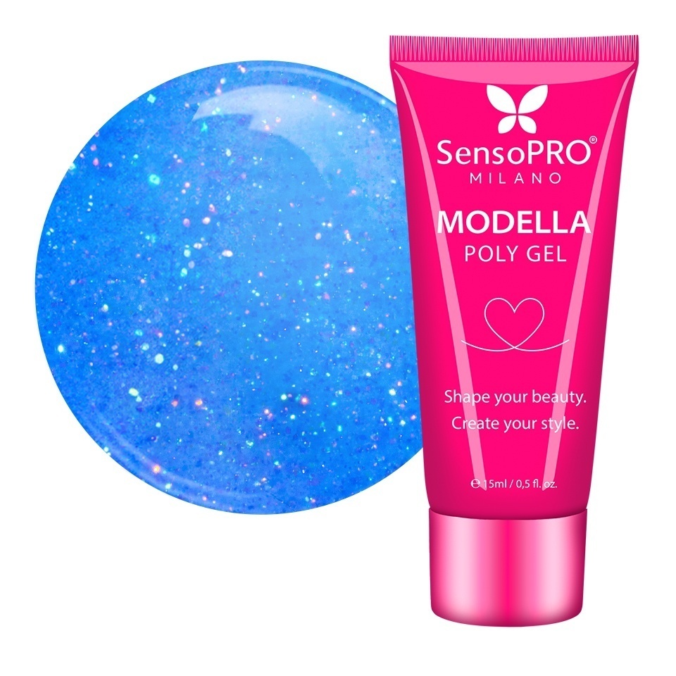 Polygel MODELLA SensoPRO Milano - Sapphire Mode, 15ml