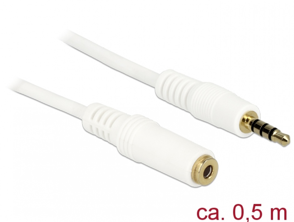 Prelungitor Audio Jack 3.5mm 4P Delock
