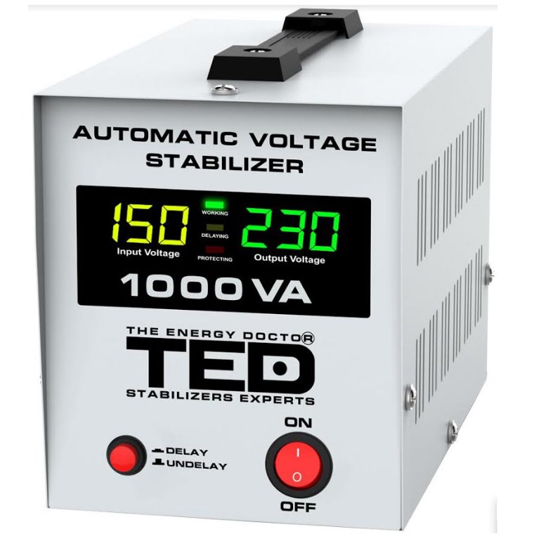 Stabilizator de retea Ted electric 1000VA/600W AVR LCD