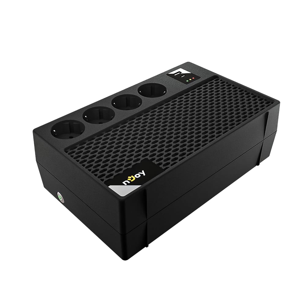 UPS NJOY Renton 650 Plus 650VA - Protecție cu AVR - imagine 8