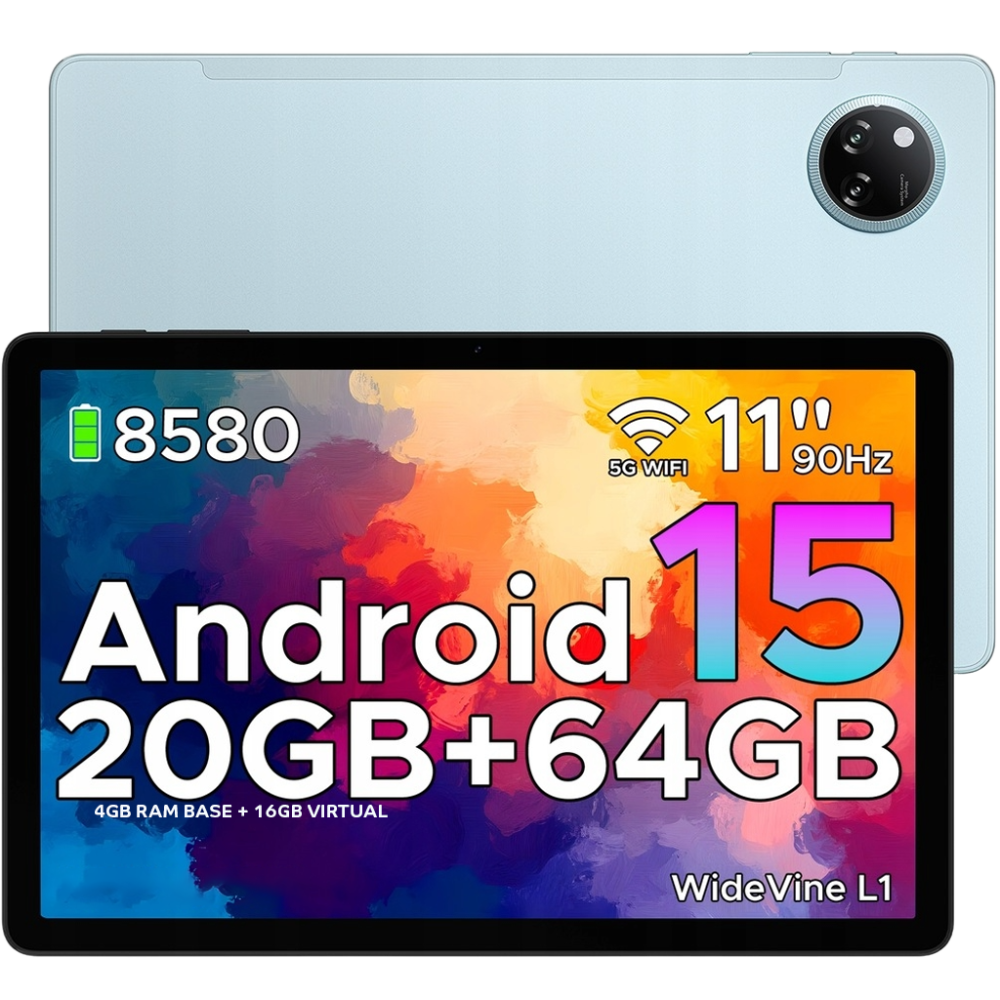 Doogee Tab A9 Plus 11" Android 15, 8580mAh