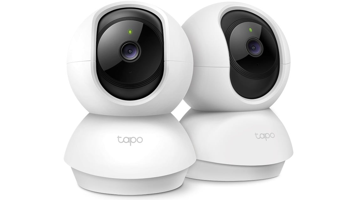 Set 2 camere supraveghere interior TP-Link Tapo C210P2, 2K 3MP, Rotatie si Inclinare din aplicatie, IR 9m, Wi-Fi 2.4GHz, audio bidirectional, detectie miscare