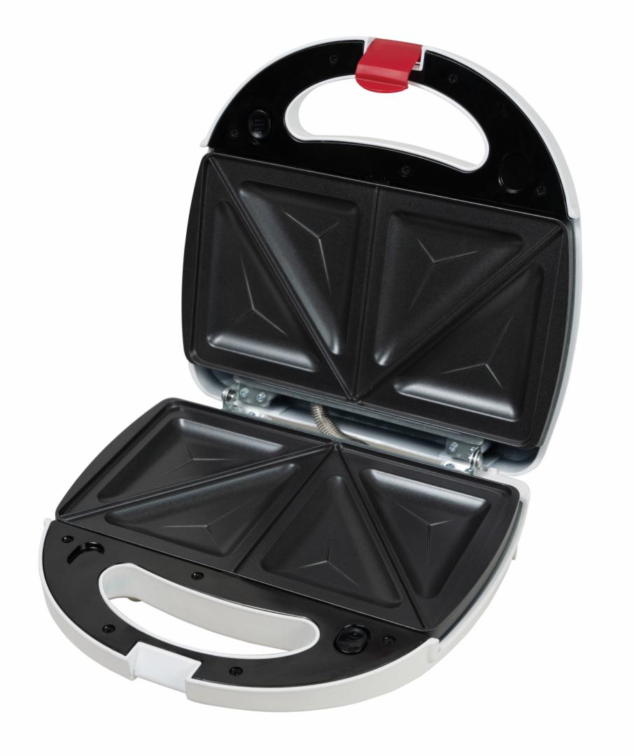Sandwich Maker Heinner SM-2K750WH, 750W, Plite Antiaderente - imagine 2