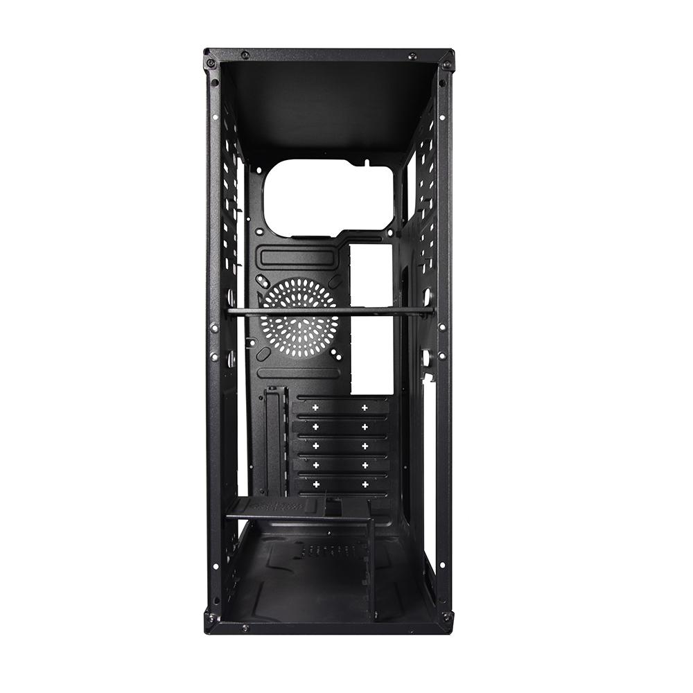 Carcasa SPACER CHRONOS Mid Tower ATX Negru - Office - imagine 3