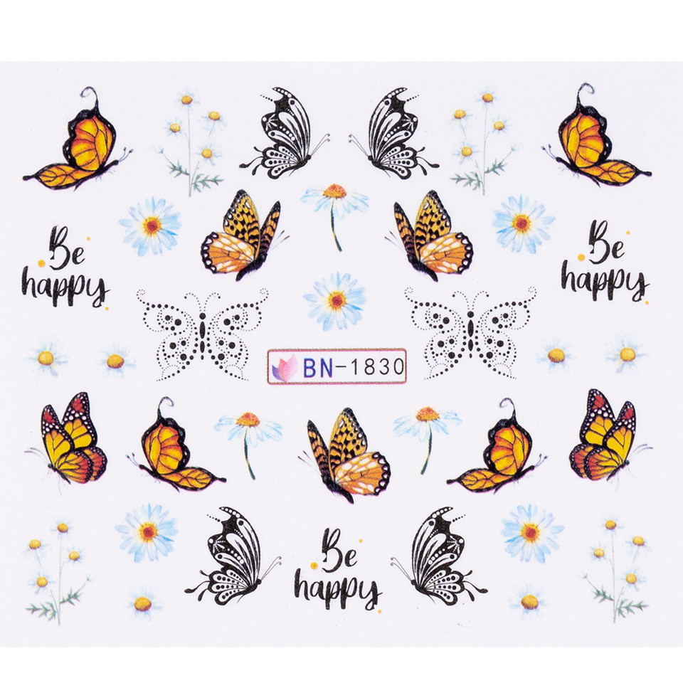 Tatuaj Unghii Luxorise Butterfly BN-1830 | Model Rapid
