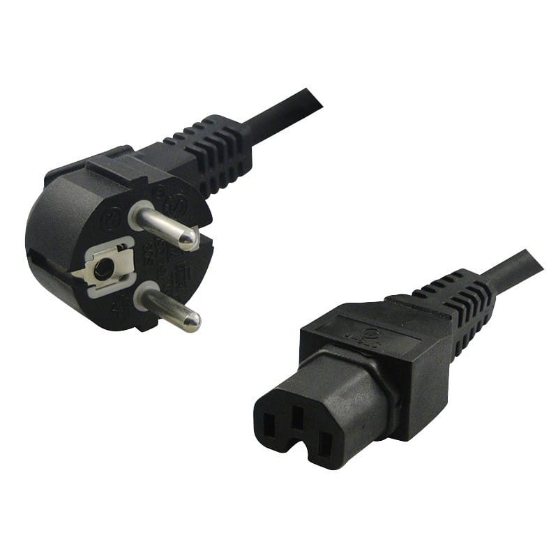 Cablu Alimentare Logilink CP105 2m Schuko-C5 10A Negru - imagine 2