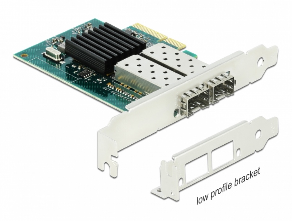 Placă Rețea Delock 2x SFP Gigabit PCI Express