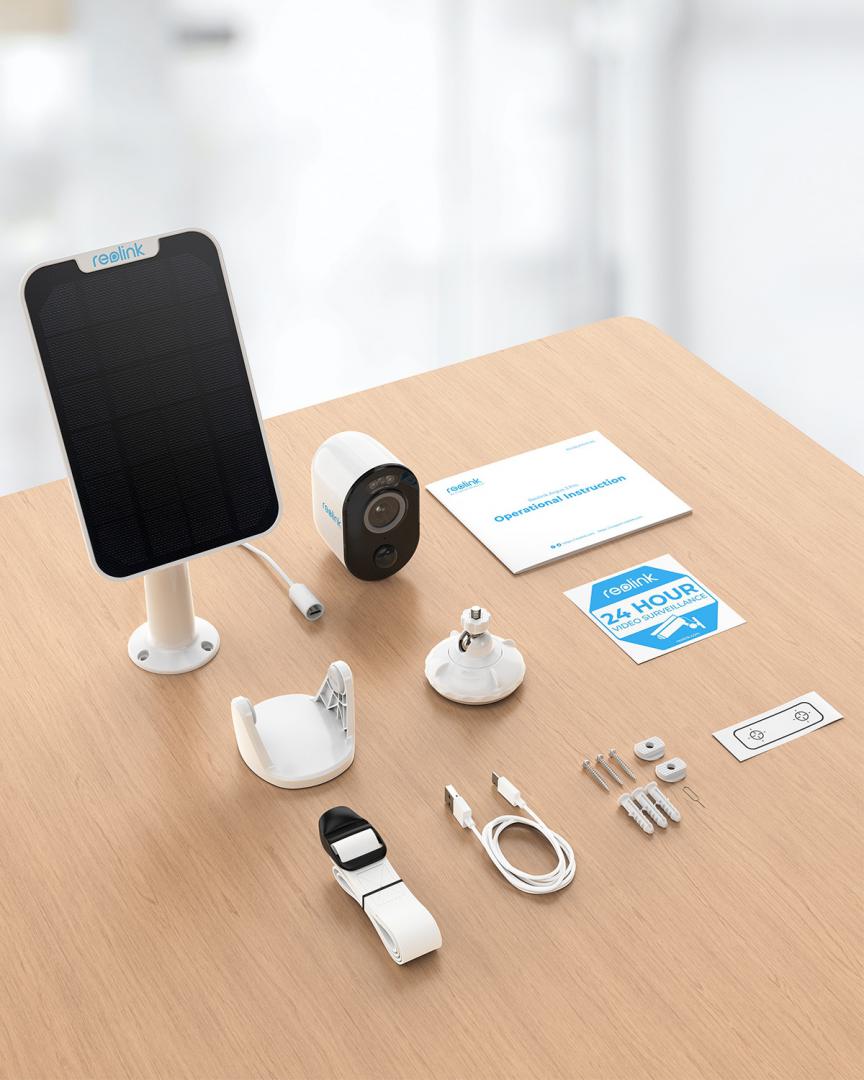 Camera Supraveghere Reolink Argus 3 Pro 5MP cu Panou Solar - imagine 2