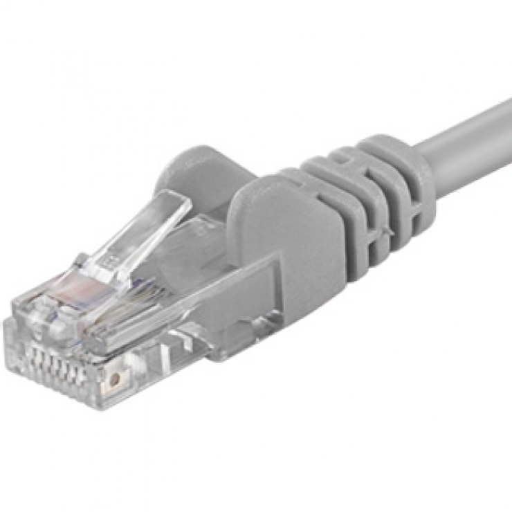 Cablu Rețea UTP Cat 6, 1.5m, Gri, OEM
