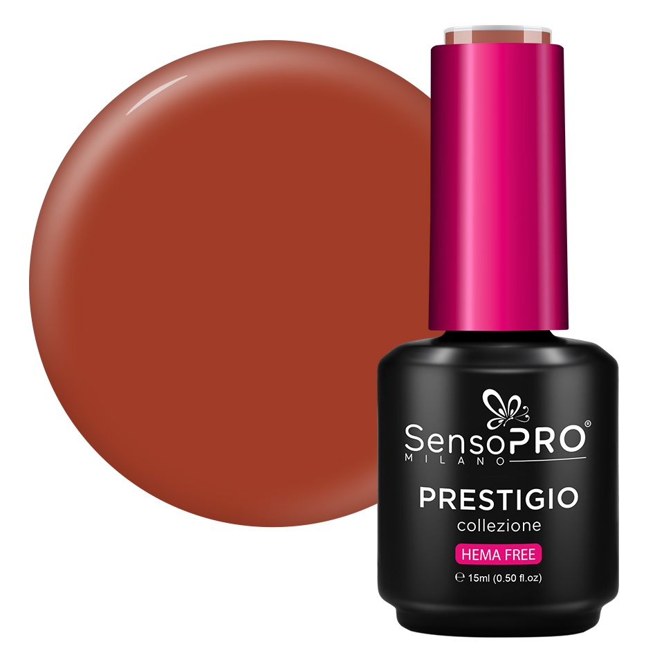 Oja Semipermanenta Prestigio Hema Free Red Seduction 15ml