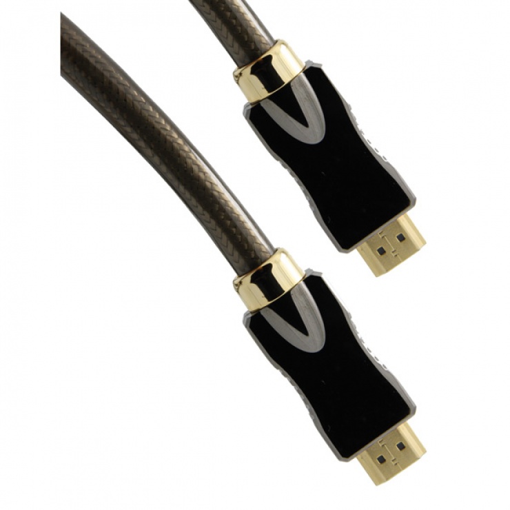 Cablu HDMI 4K 2m Roline cu Ethernet, Aur
