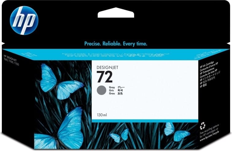 Cartus Cerneala HP C9374A Grey 130ml - Original pentru DesignJet - imagine 2