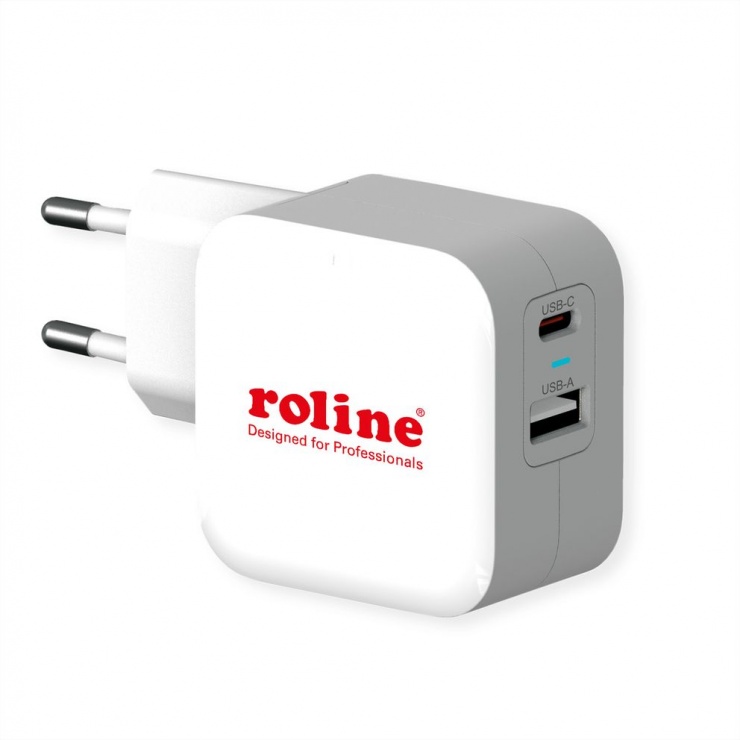 Incarcator Roline 38W USB-C PD + QC3.0