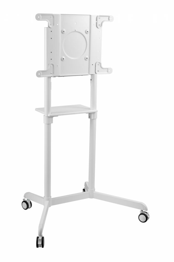Stand TV Mobil SERIOUX 37-70 inch 70kg - Alb, Reglabil