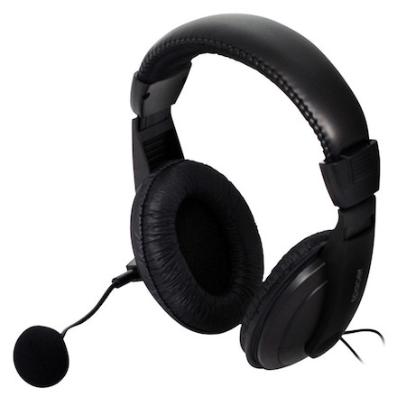 Căști Spacer SPK-222 cu Microfon, Stereo, Jack 3.5 mm - Negru - imagine 2