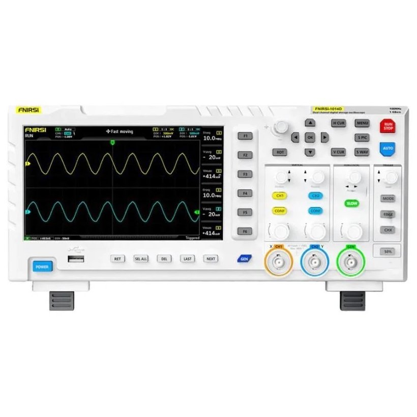 Osciloscop Digital FNIRSI 1014D, 100MHz, 1GSa/s