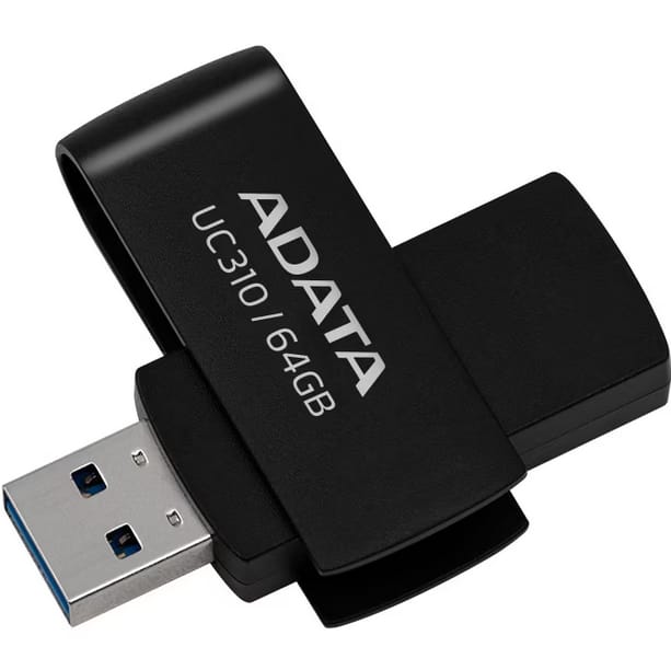 Memorie USB Flash 64GB Adata UC310 USB 3.2 Negru - imagine 3