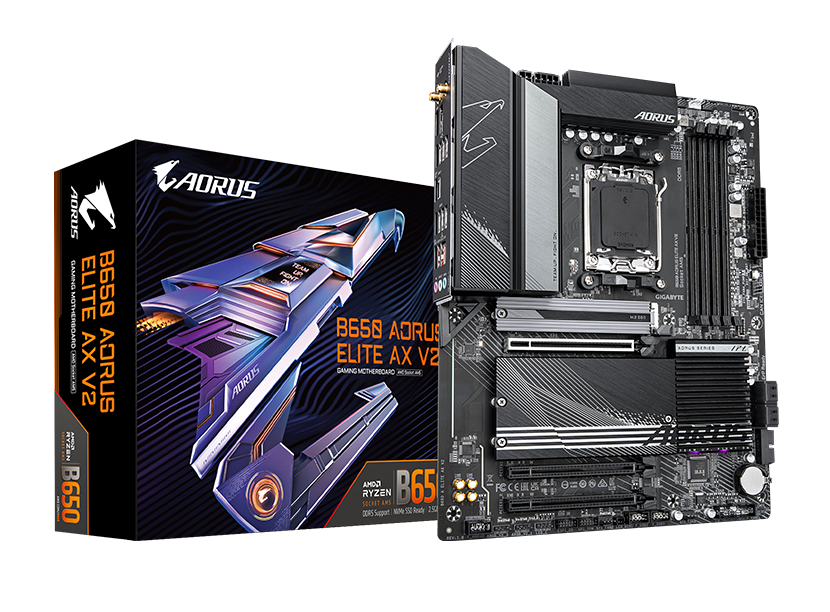 Placa de Baza Gigabyte B650 AORUS ELITE AX V2 AM5 DDR5 - imagine 1
