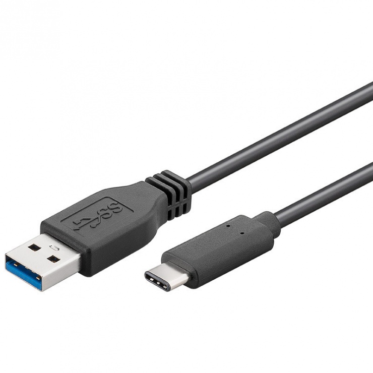 Cablu USB 3.0-A la C 0.15m, OEM