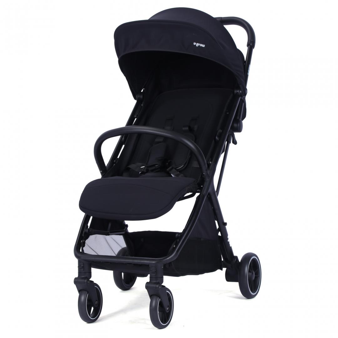 Cărucior Sport U-Grow Autofold Negru | 0-48 Luni