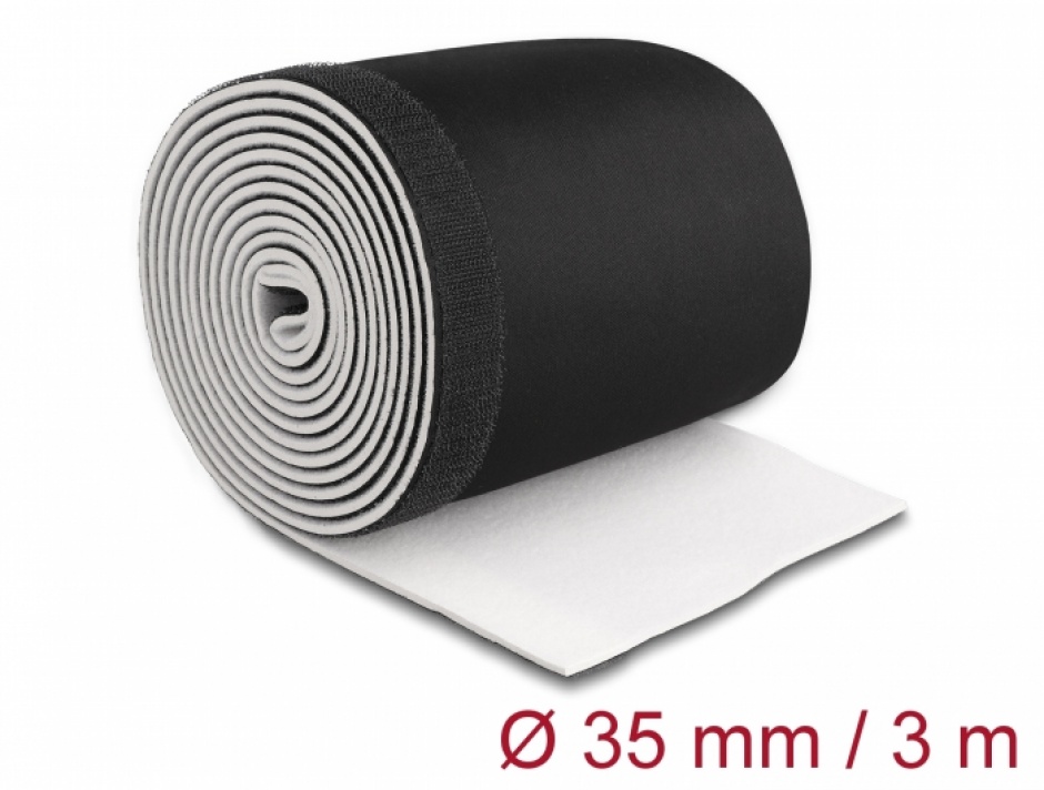 Organizator Cabluri Neopren Delock 3m cu Arci