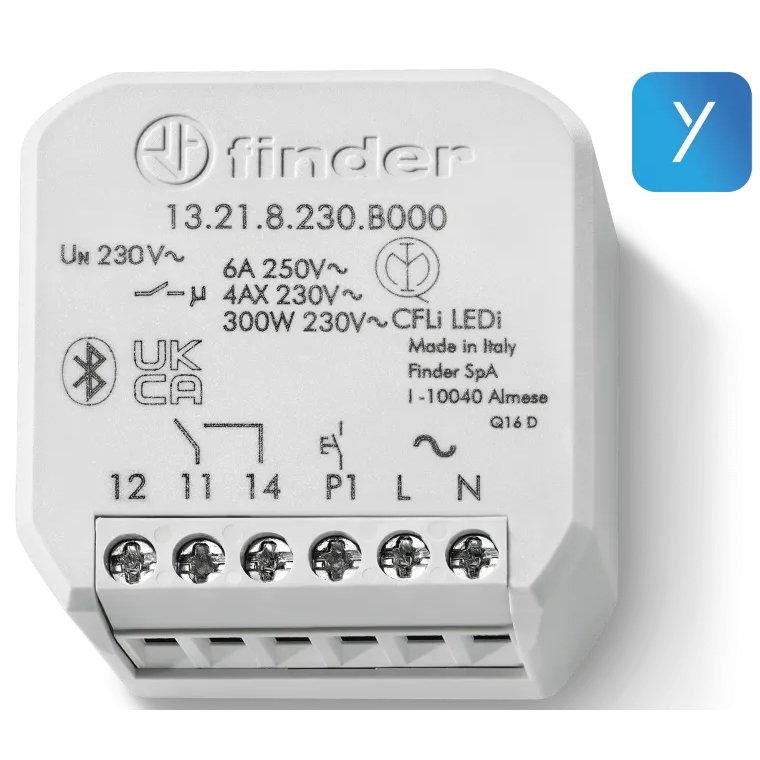 Releu multifuncțional Finder Yesly, Bluetooth, 16 A, 230 VCA