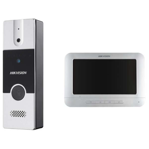 Kit Videointerfon Hikvision DS-KIS202T, 4 Fire