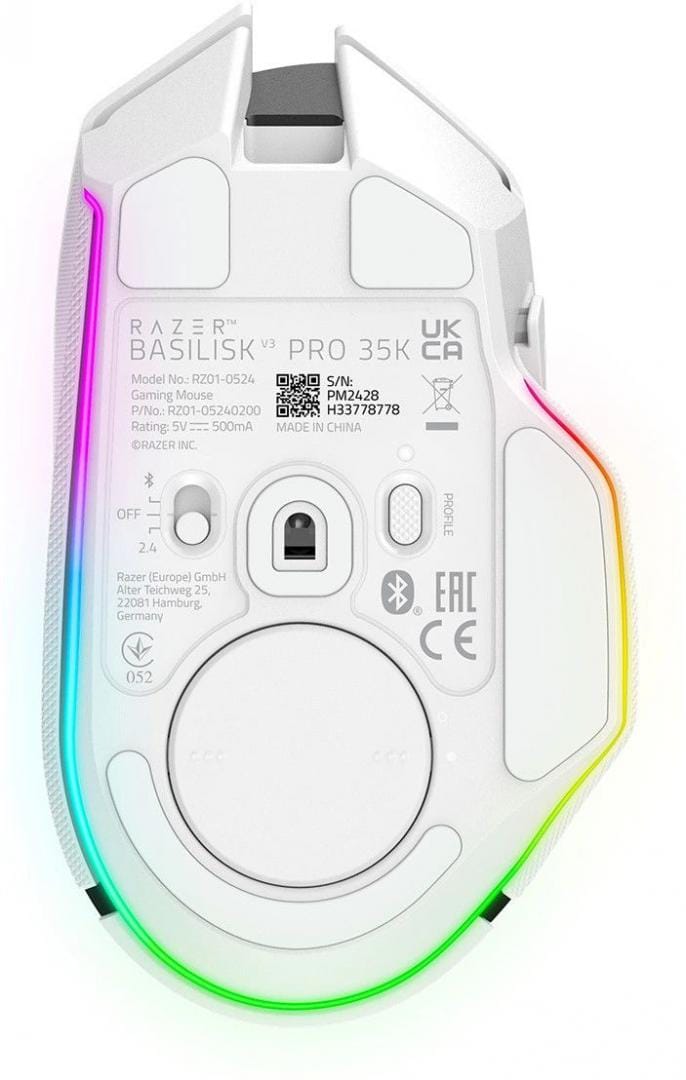 Mouse Gaming Razer Basilisk V3 Pro 35K Wireless RGB Alb - imagine 8