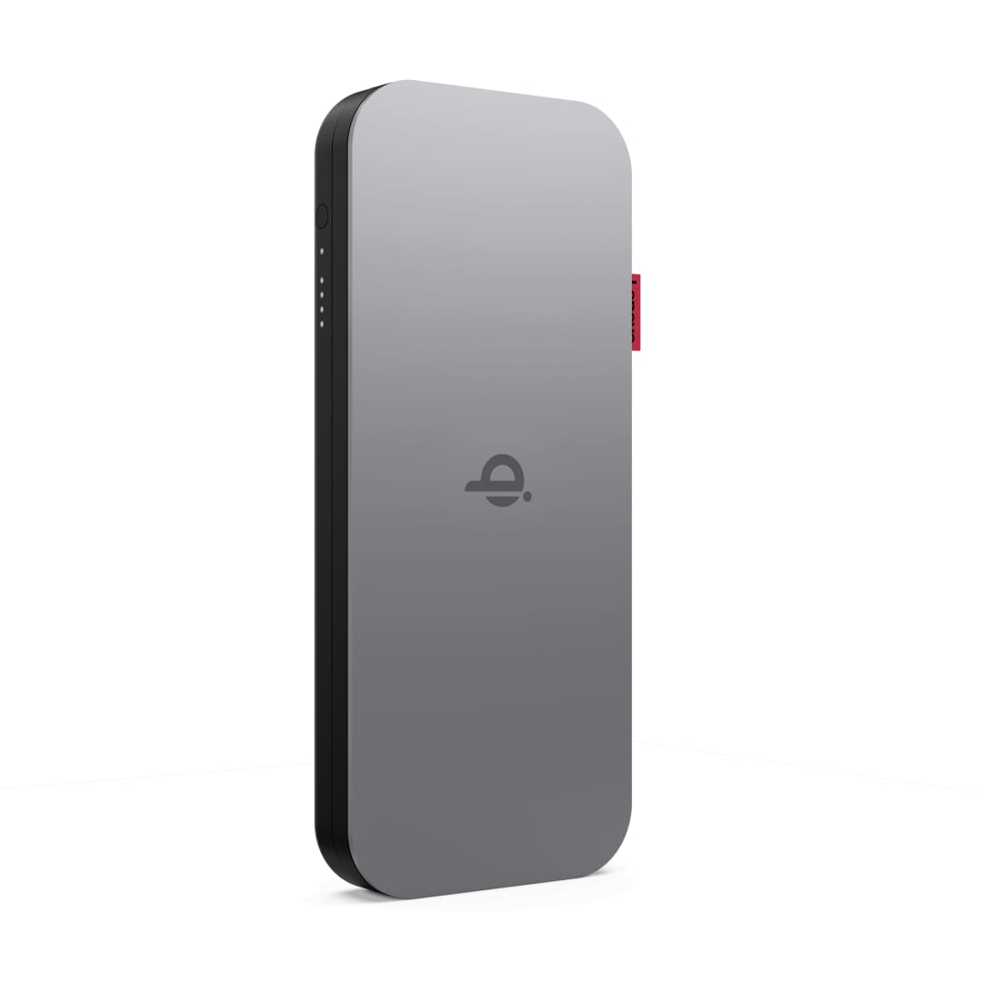Power Bank Lenovo Go USB-C 10000mAh Qi Wireless Gri - imagine 2
