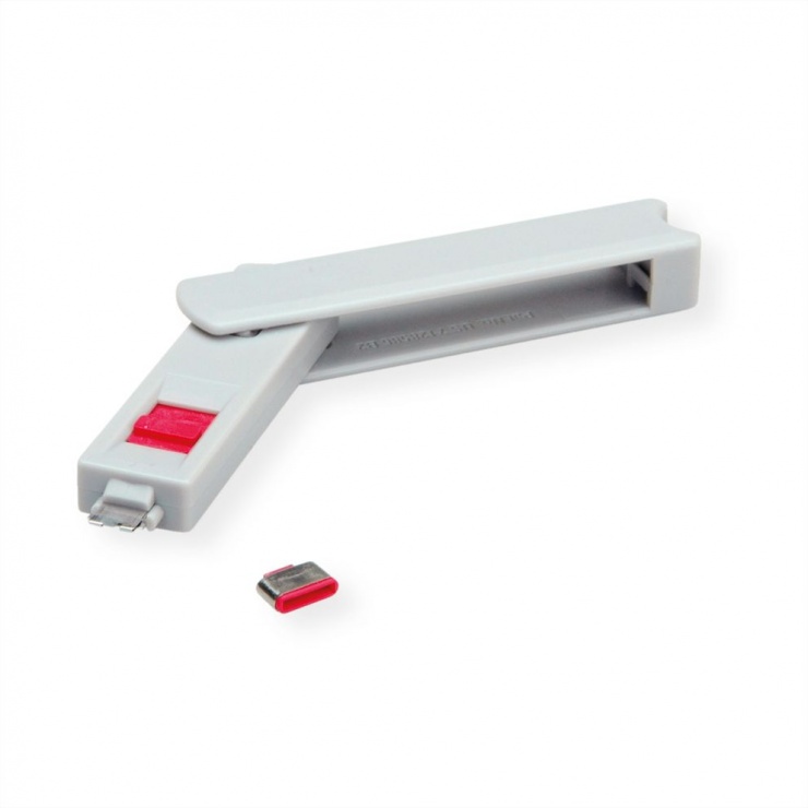 Blocator Port USB-C + Cheie Roline