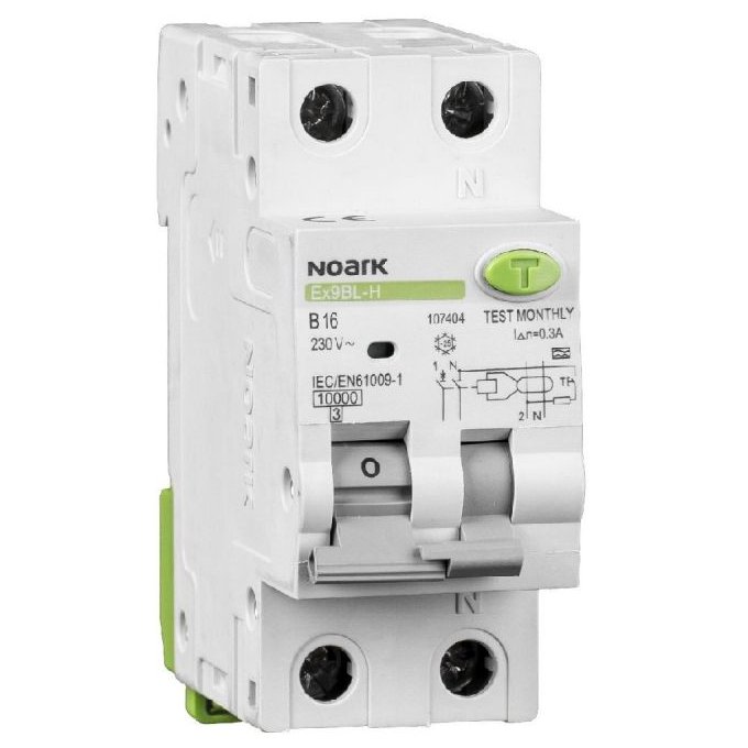RCBO Noark Ex9BL-H 1P+N C32 300mA