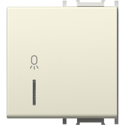 Buton modular TEM BUTTON2M IW, funcțiuni duble