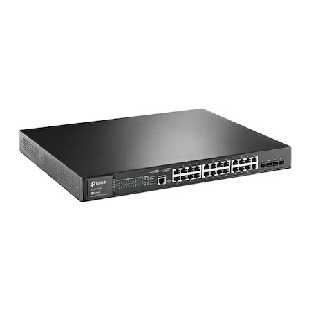 Switch TP-Link TL-SG3428MP Gigabit PoE+ 24 Porturi Management - imagine 2