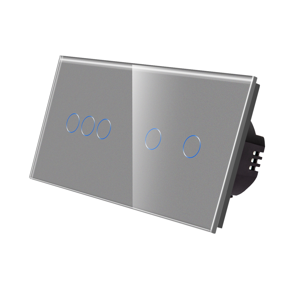 Intrerupator Touch Triplu+Dublu Luxion Sticla - imagine 13