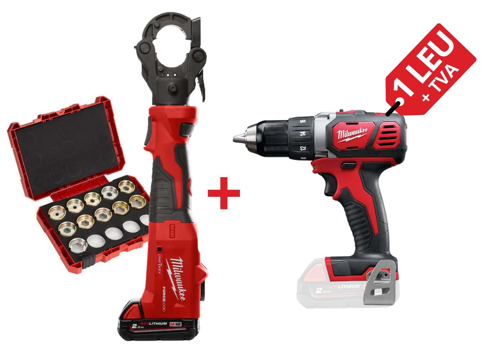 Kit Presă Hidraulică Milwaukee 60kN Promo - imagine 1