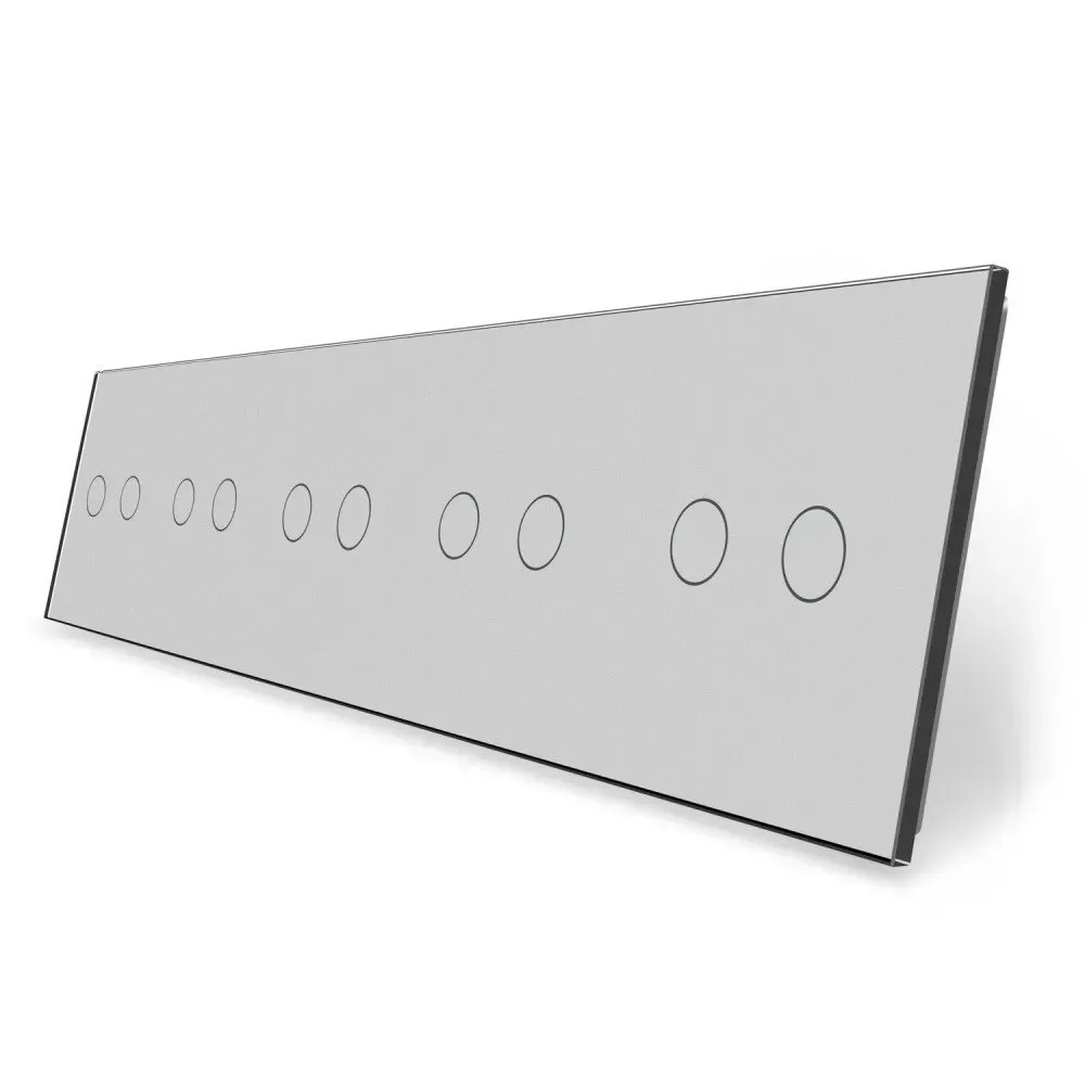 Panou Livolo 5 întrerupătoare duble touch din sticlă - imagine 10