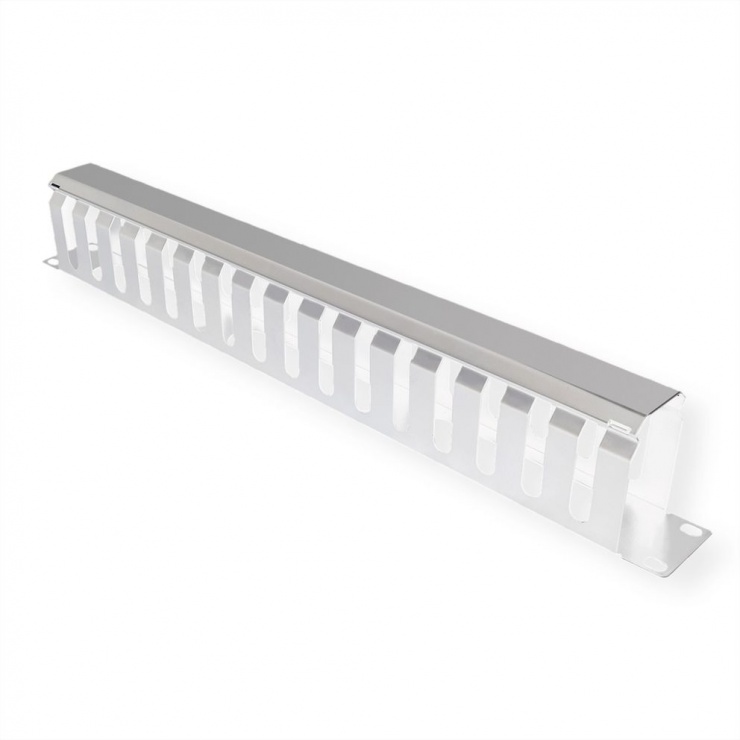 Panou Frontal 19" 1U cu Organizator Cablu, Value