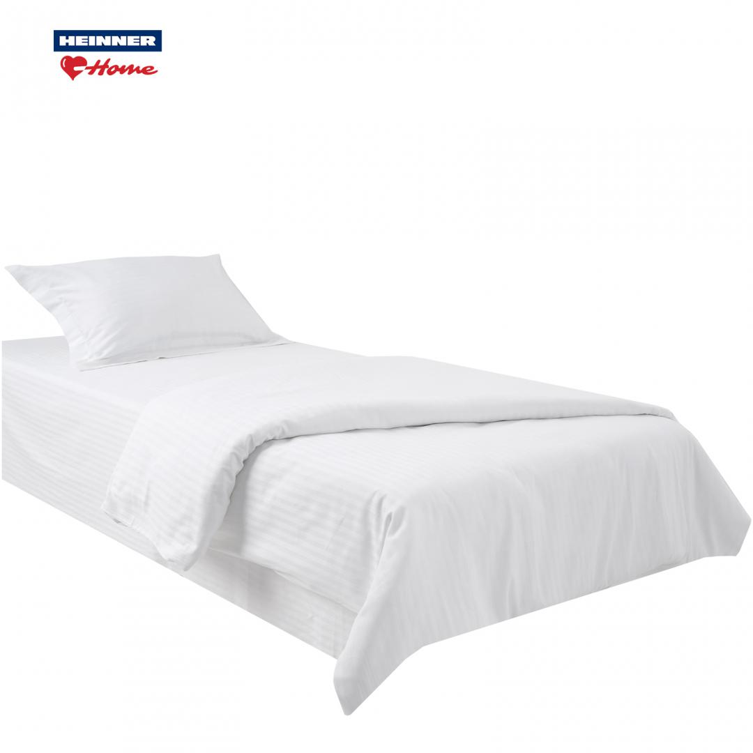 Lenjerie de Pat Single Damasc Stil Hotel | Generic - imagine 2