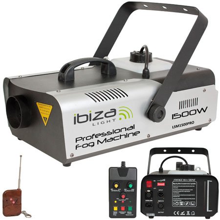 Mașină Fum Pro 1500W Ibiza Light cu Telecomandă