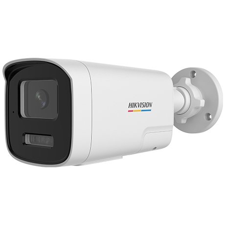 Camera IP Hikvision 4MP ColorVu, IR 50m, audio și alarmă