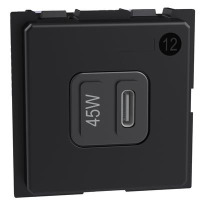 Încărcător USB Bticino 45W, 2x Type C