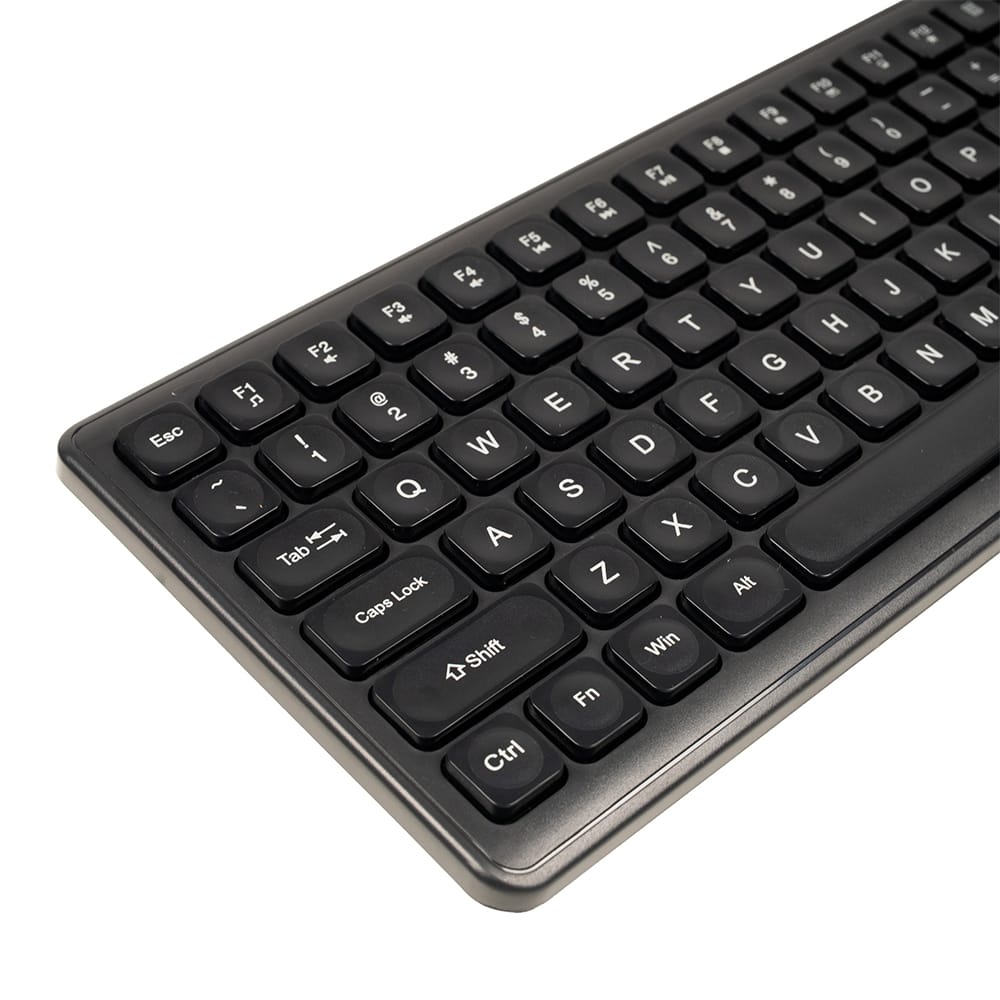 Tastatura SPACER Low Profile USB 104 Taste Silențioasă - imagine 2