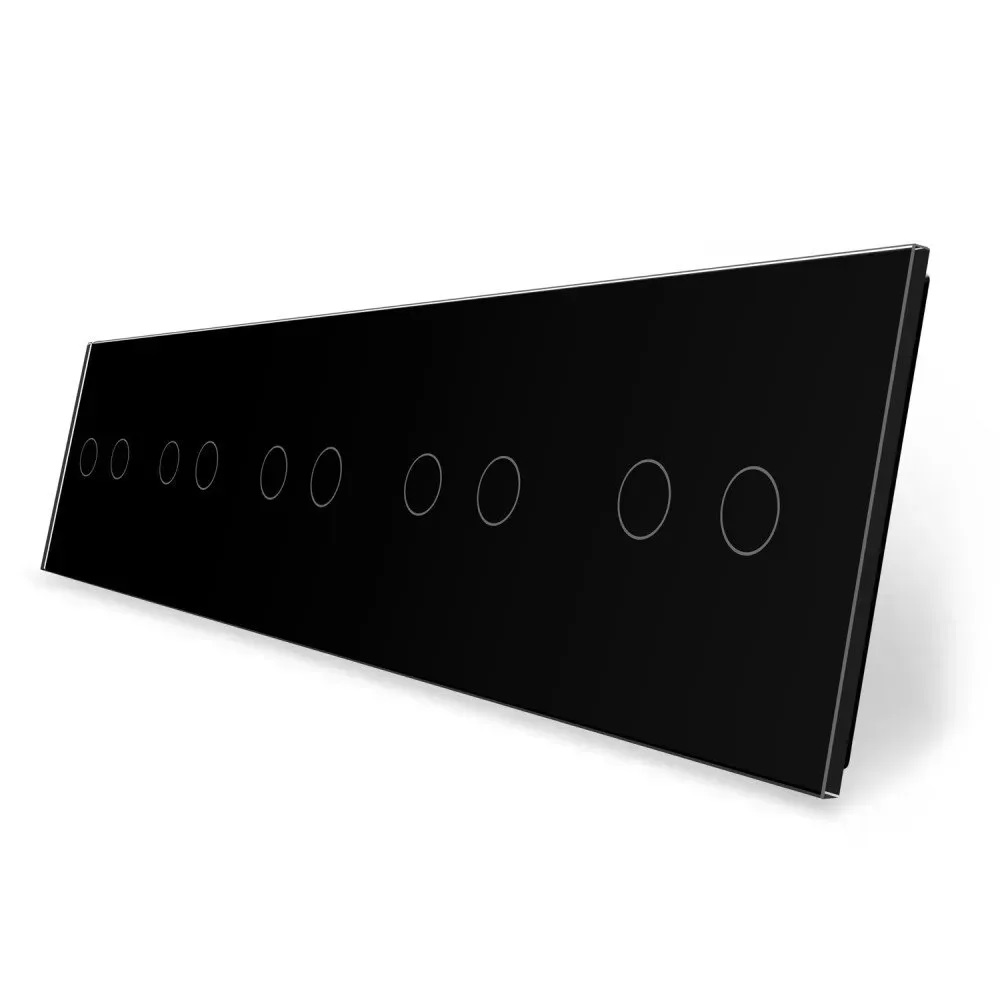 Panou Livolo 5 întrerupătoare duble touch din sticlă - imagine 4