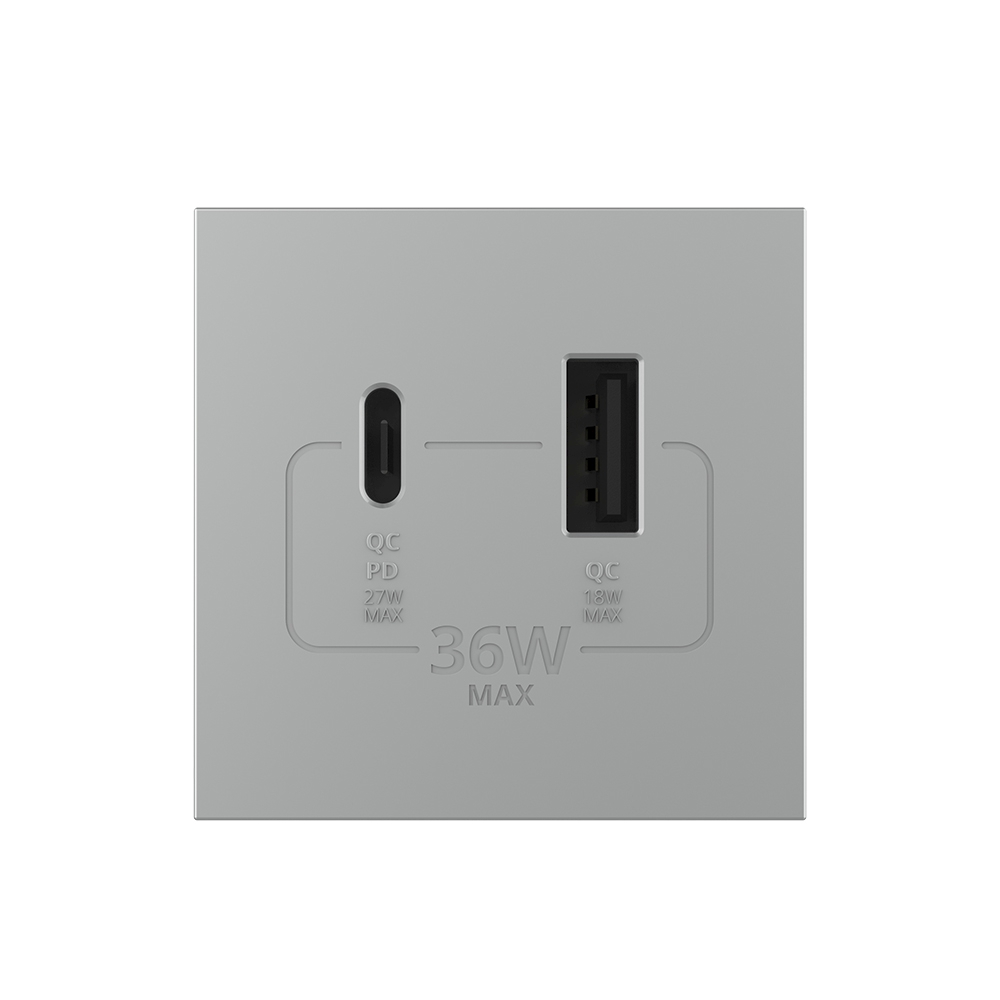Modul Priza USB-A + USB-C LIVOLO, 36W, PD/QC - imagine 13
