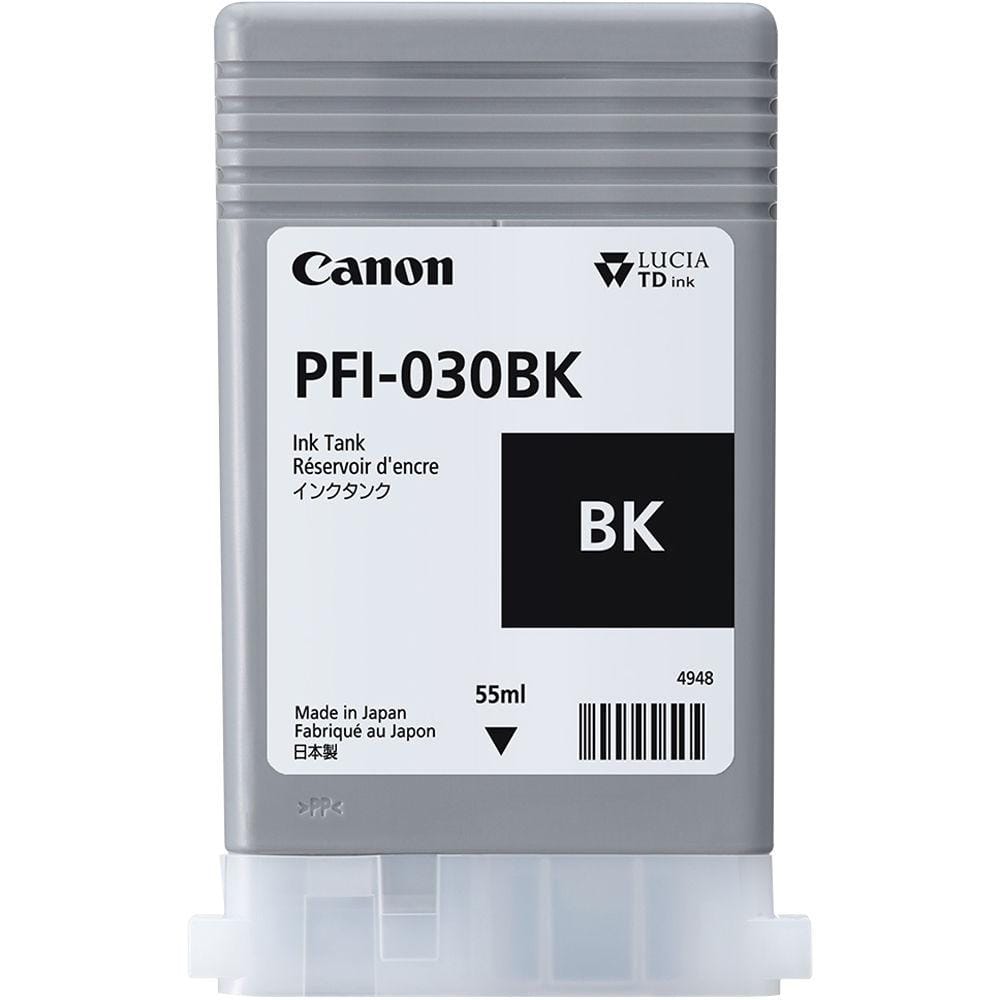 Cartus Cerneala Canon PFI-030BK Original 55ml pentru imagePROGRAF - imagine 2