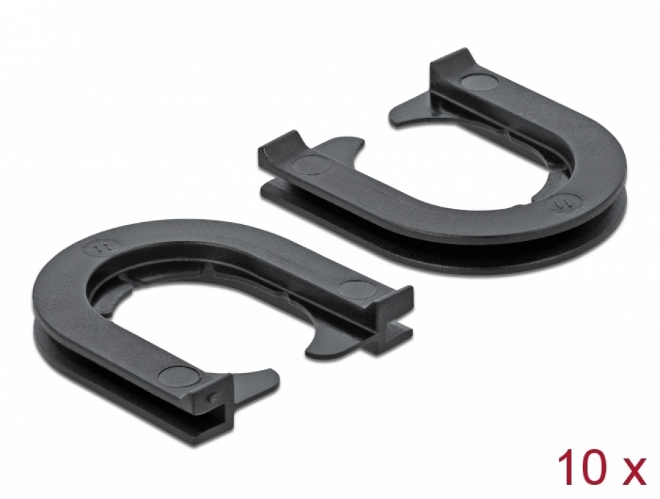 Set 10 Bucse Protectie Cabluri Delock 12.5mm