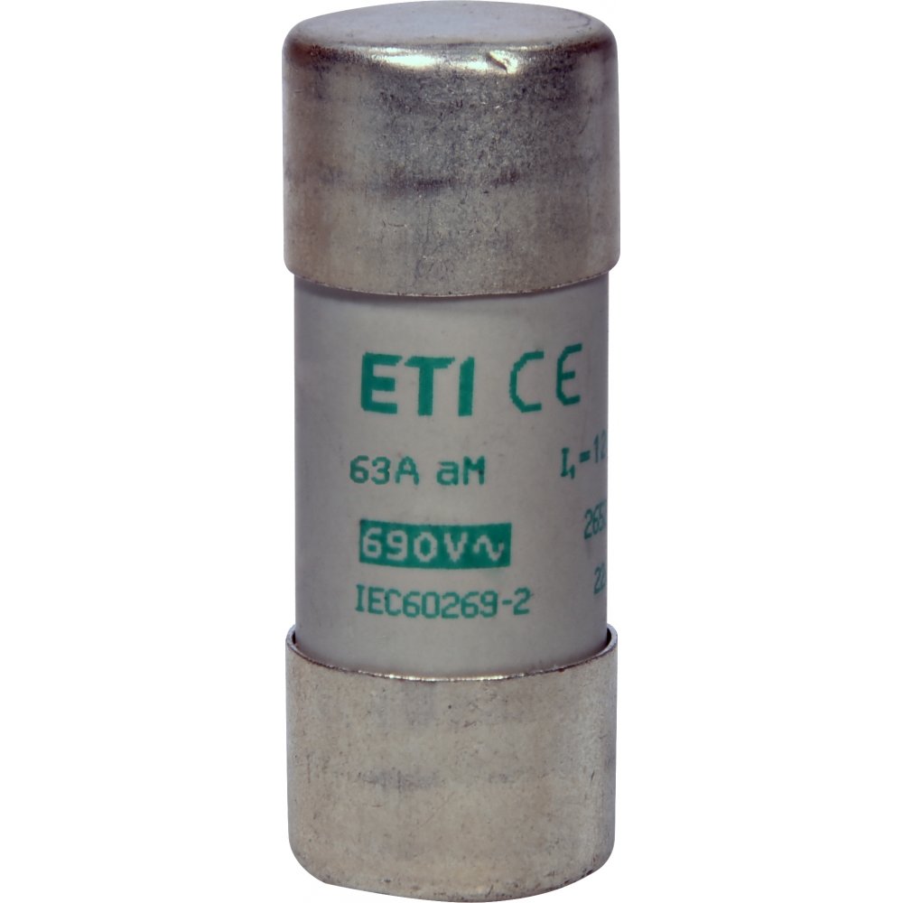 Siguranță ETI 63A 22x58 mm, Protecție Sigură