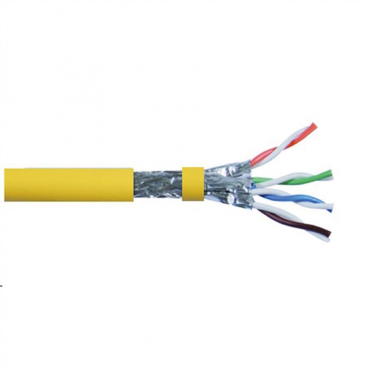 Cablu Roline Cat.8 S/FTP 100m, 40Gb/s