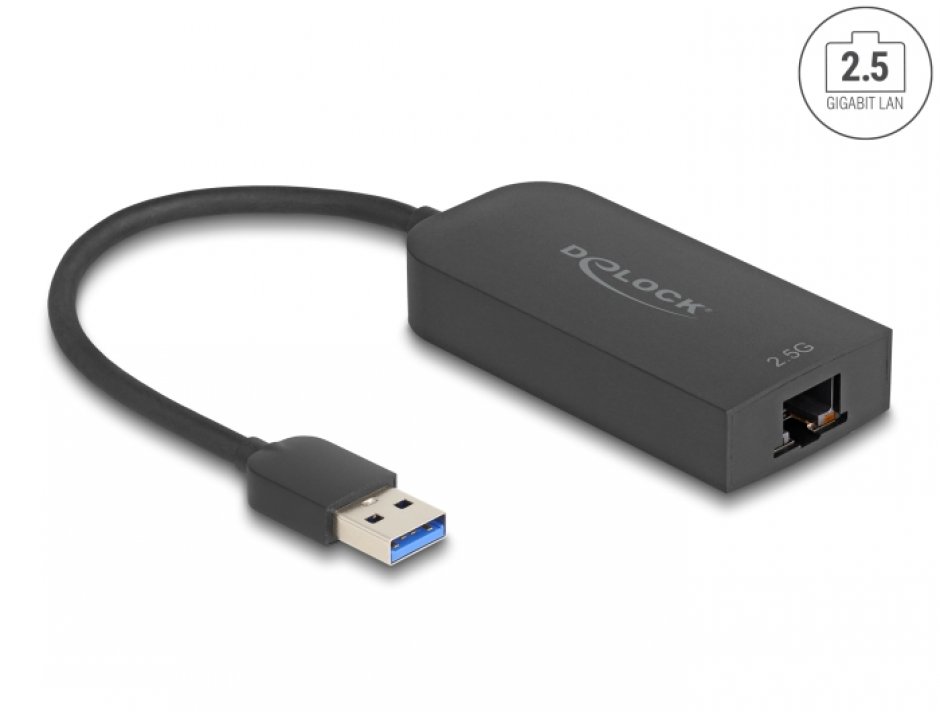 Adaptor USB-A la 2.5G LAN Delock 66045